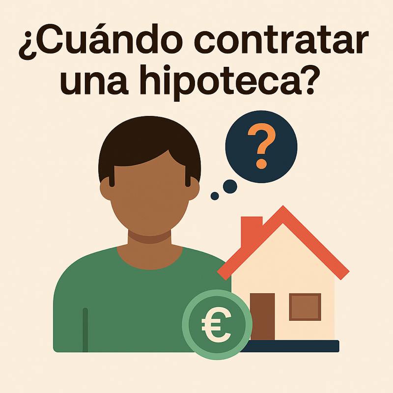 cuándo contratar una hipoteca