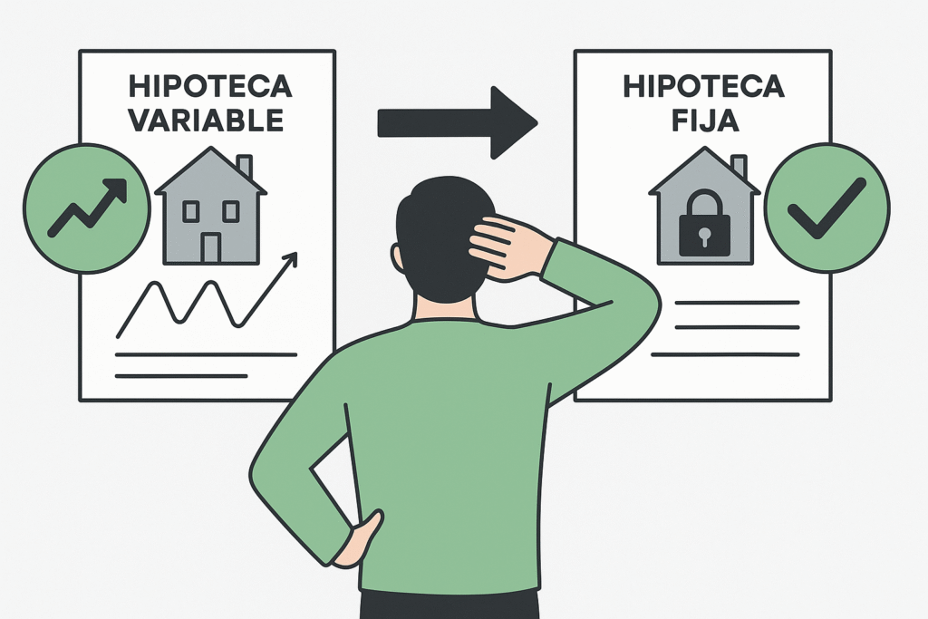 cambiar hipoteca variable a fija
