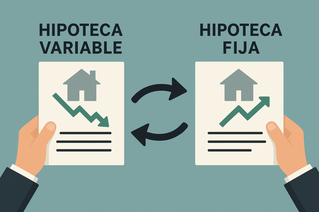 ¿Te preocupa la subida del Euríbor? Descubre si te conviene pasar tu hipoteca de variable a fija, cómo hacerlo, sus ventajas y riesgos.