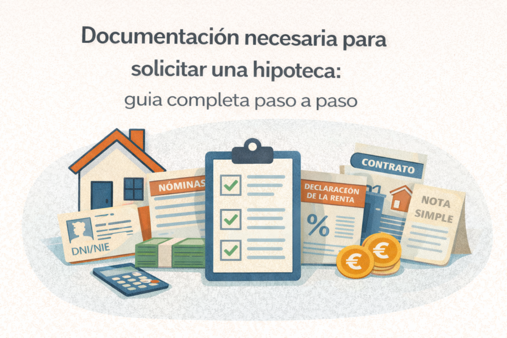 Documentación necesaria para solicitar una hipoteca: guía completa paso a paso